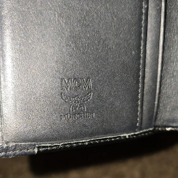 Authentic MCM Black and Gray Leather Wallet - Picture 6 of 12